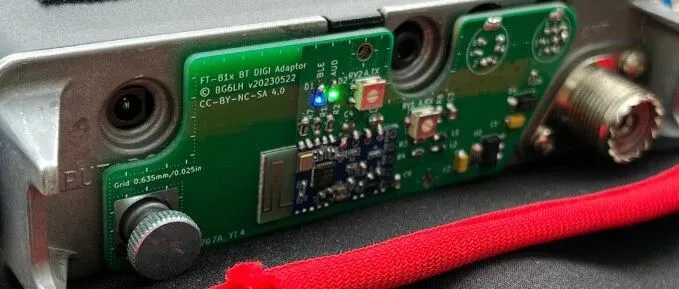 FT-817/818的蓝牙DIGI模式试验板(4)Mini DIN插头 image